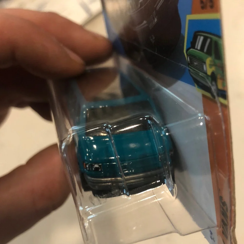 Blue Dodge Van